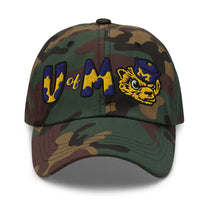 The City Collection Michigan Wolverine Camo Patched Hat - Rebel P Customs