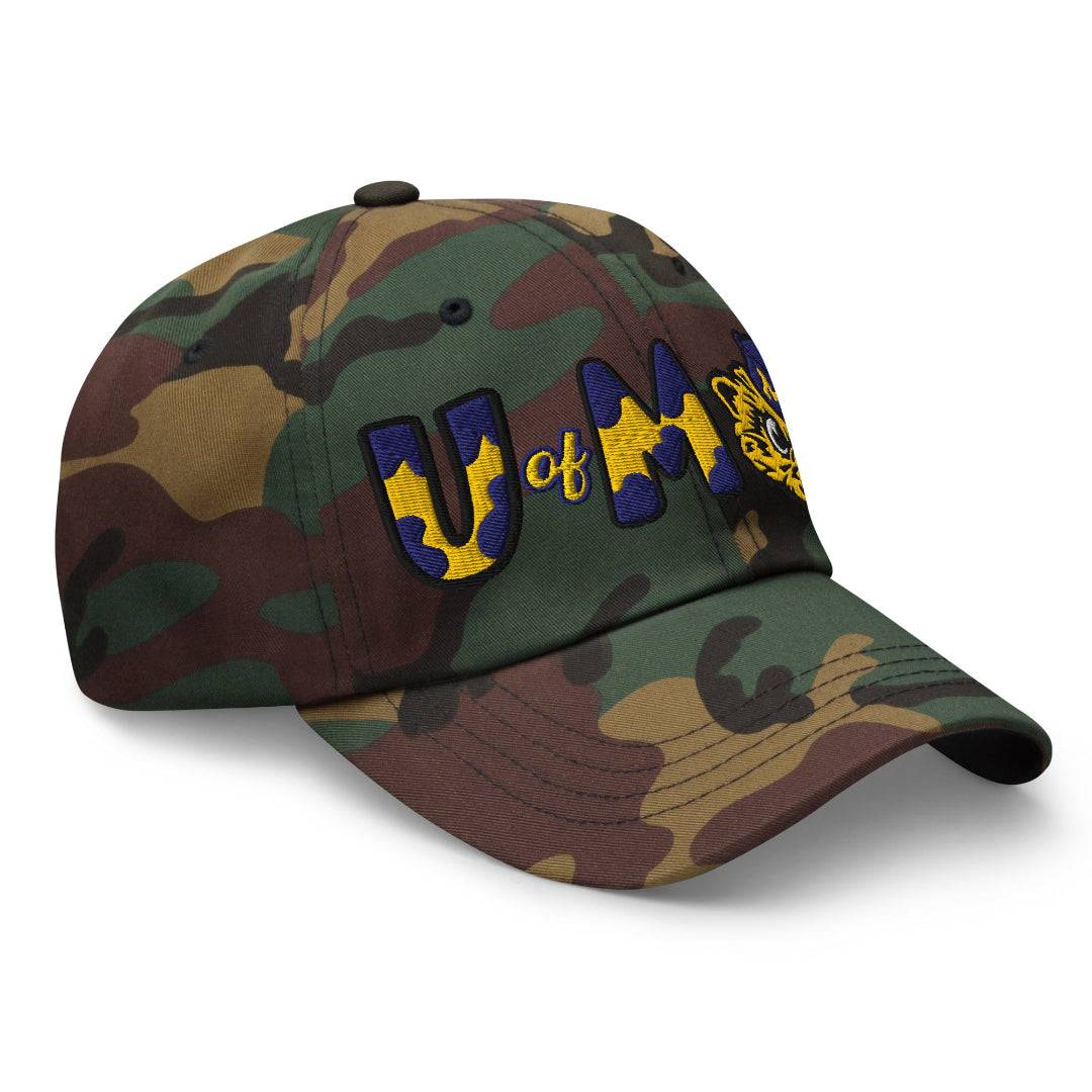 The City Collection Michigan Wolverine Camo Patched Hat - Rebel P Customs