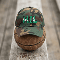 The City Collection MIL Basketball Camo Patched Hat - Rebel P Customs
