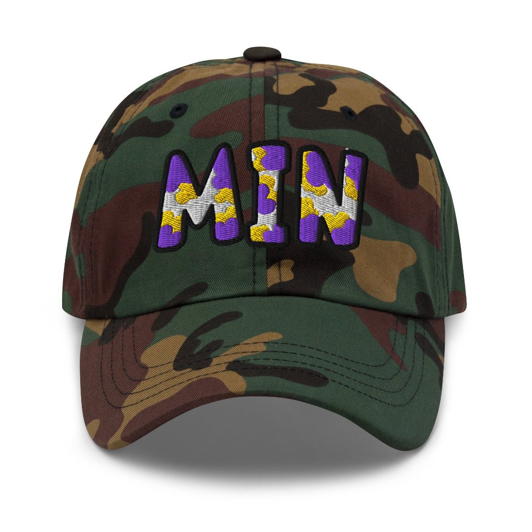 The City Collection MIN Football Camo Patched Hat - Rebel P Customs