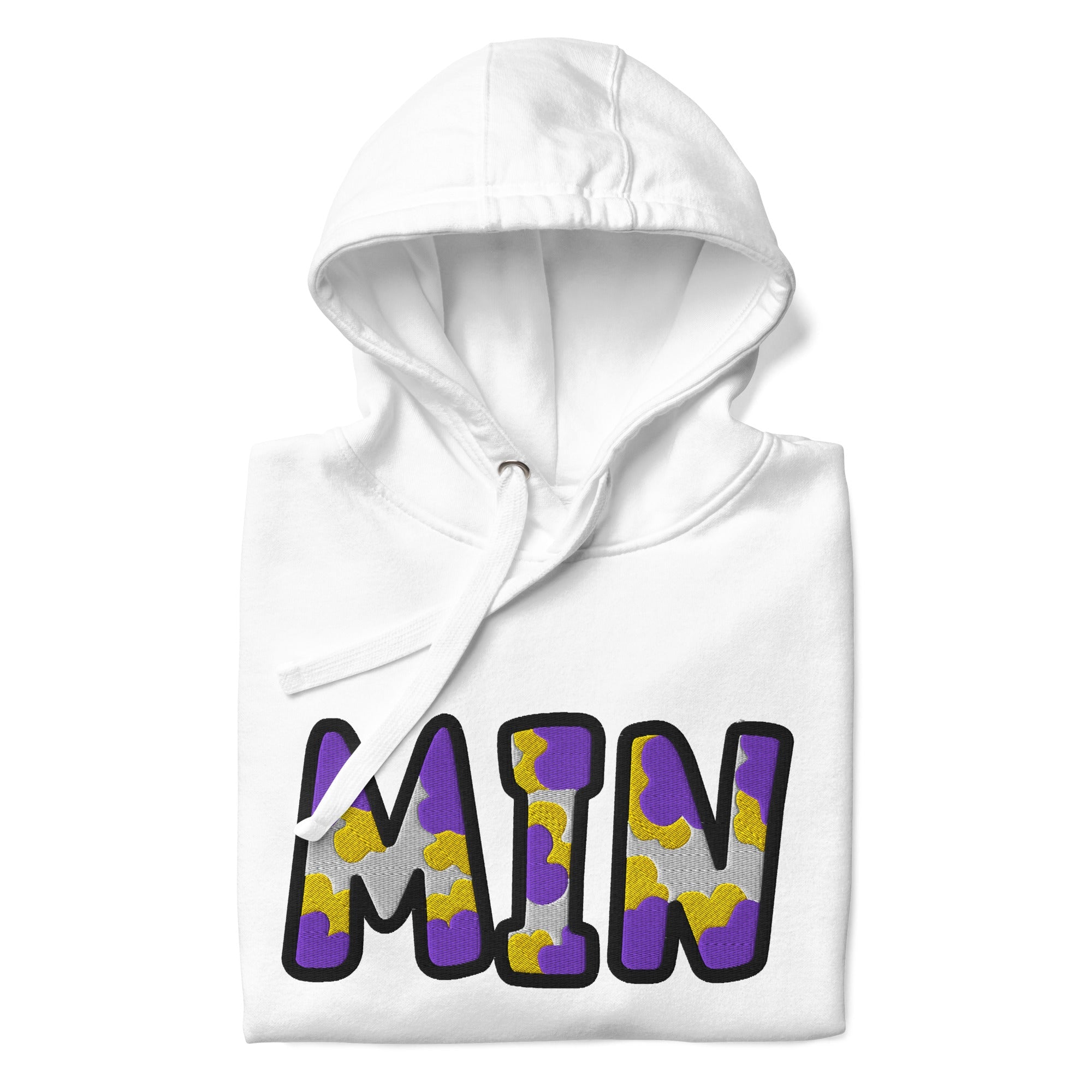 The City Collection MIN Football Patched Unisex Hoodie - Rebel P Customs