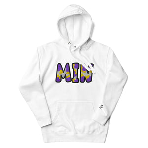 The City Collection MIN Football Patched Unisex Hoodie - Rebel P Customs