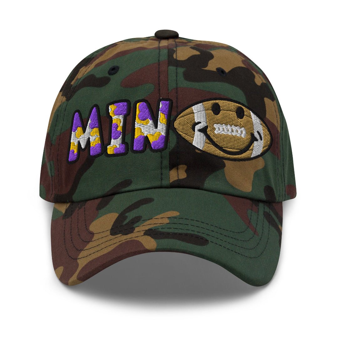 The City Collection Minnesota Football Camo Patched Hat - Rebel P Customs