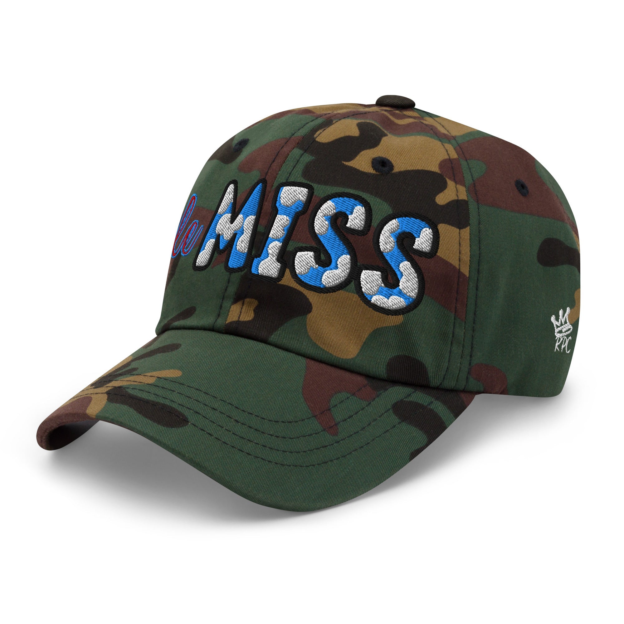 The City Collection MISS Alternate Colors Camo Patched Hat - Rebel P Customs