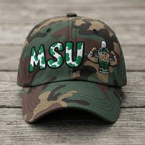 The City Collection MSU Spartan Camo Patched Hat - Rebel P Customs