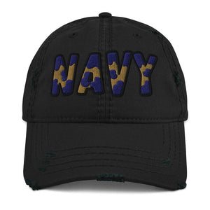 The City Collection NAVY Patched Hat - Rebel P Customs
