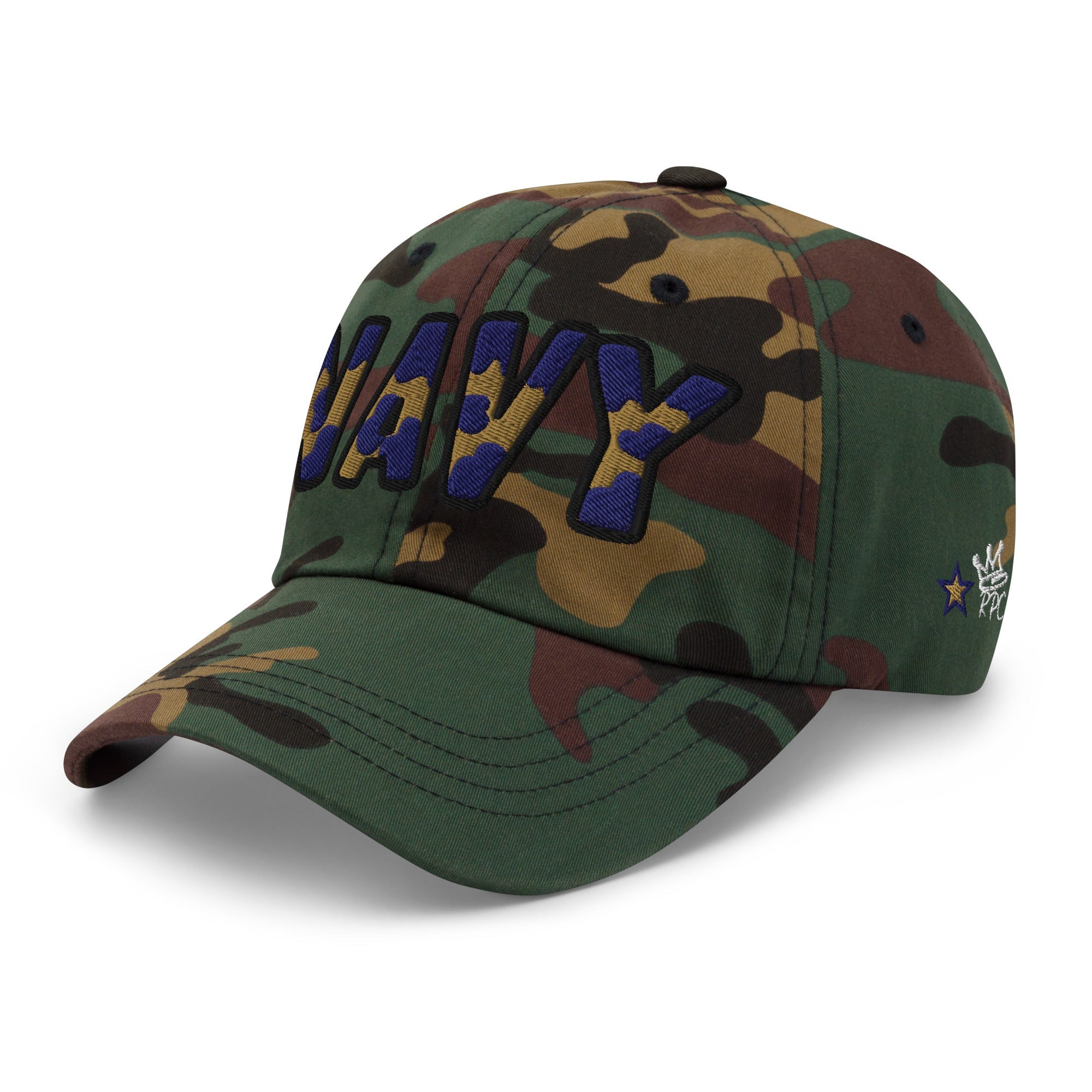 The City Collection NAVY Patched Hat - Rebel P Customs