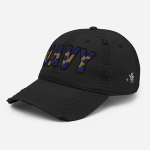 The City Collection NAVY Patched Hat - Rebel P Customs
