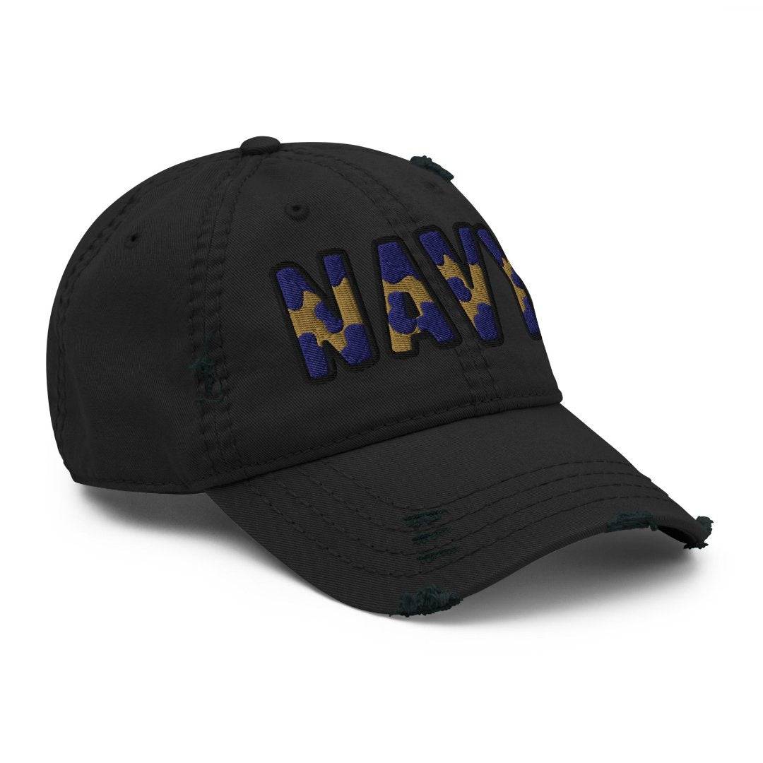 The City Collection NAVY Patched Hat - Rebel P Customs