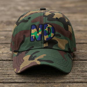 The City Collection ND Camo Patched Hat - Rebel P Customs