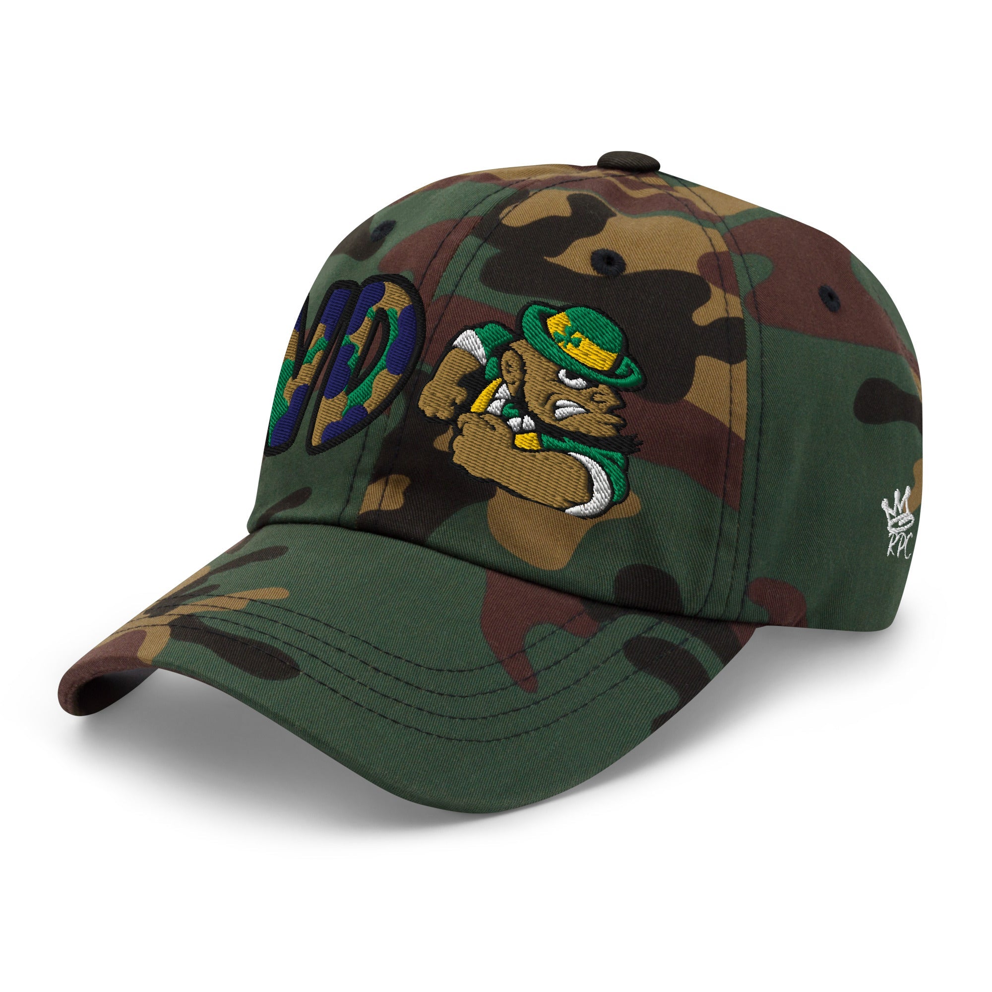The City Collection ND Fighting Irish Camo Patched Hat - Rebel P Customs