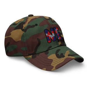The City Collection NE Football Camo Patched Hat - Rebel P Customs