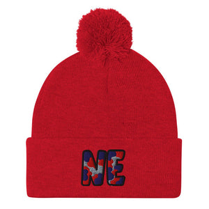 The City Collection NE Football Patched Beanie - Rebel P Customs