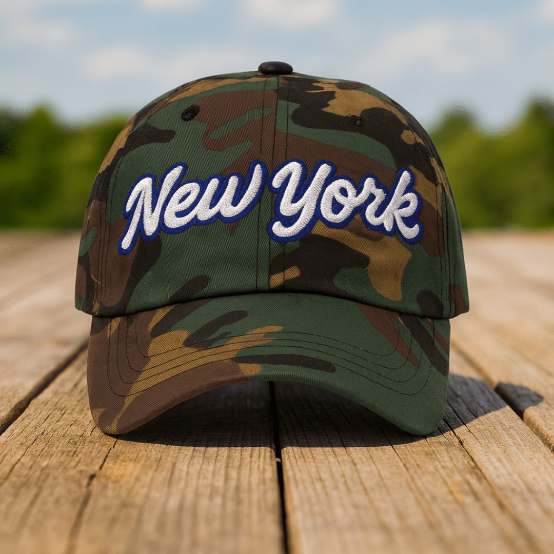 The City Collection New York Camo Patched Hat - Rebel P Customs