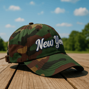 The City Collection New York Camo Patched Hat - Rebel P Customs