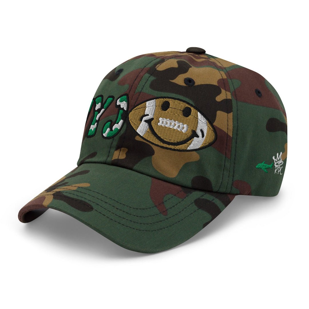 The City Collection New York Jets Football Camo Patched Hat - Rebel P Customs