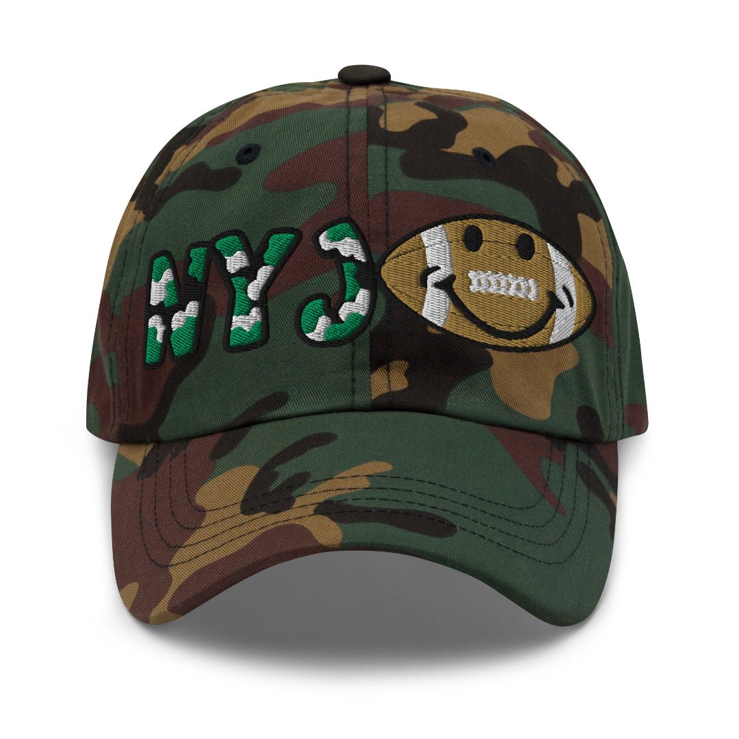 The City Collection New York Jets Football Camo Patched Hat - Rebel P Customs