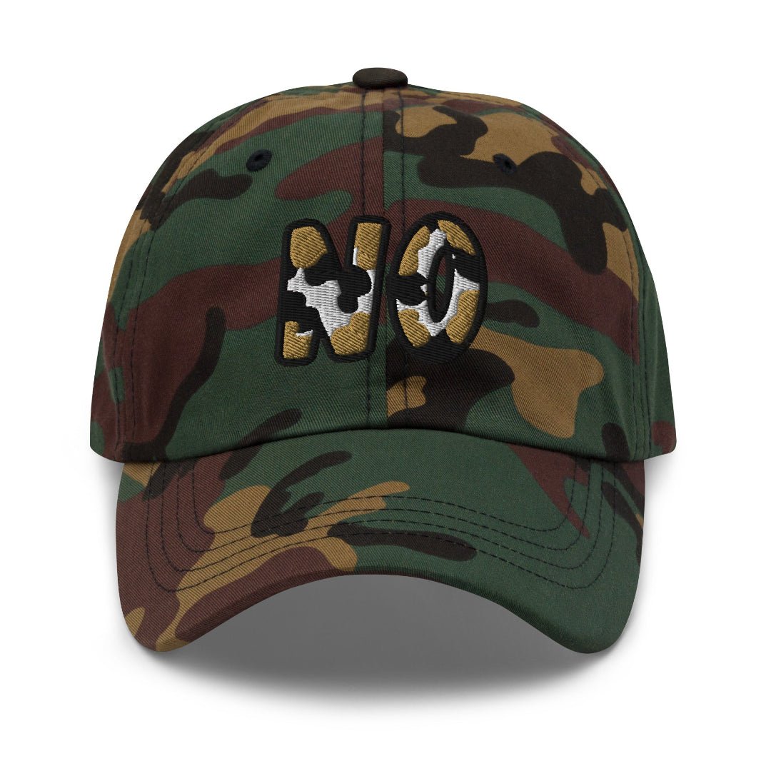 The City Collection NO Football Camo Patched Hat - Rebel P Customs