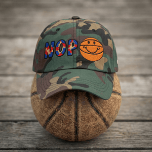 The City Collection NOP Basketball Camo Patched Hat - Rebel P Customs