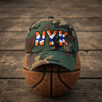 The City Collection NY Basketball Camo Patched Hat - Rebel P Customs