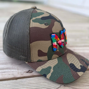 The City Collection NY Chenille Camo Patched Hat - Rebel P Customs