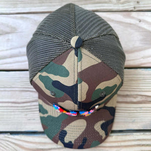 The City Collection NY Chenille Camo Patched Hat - Rebel P Customs