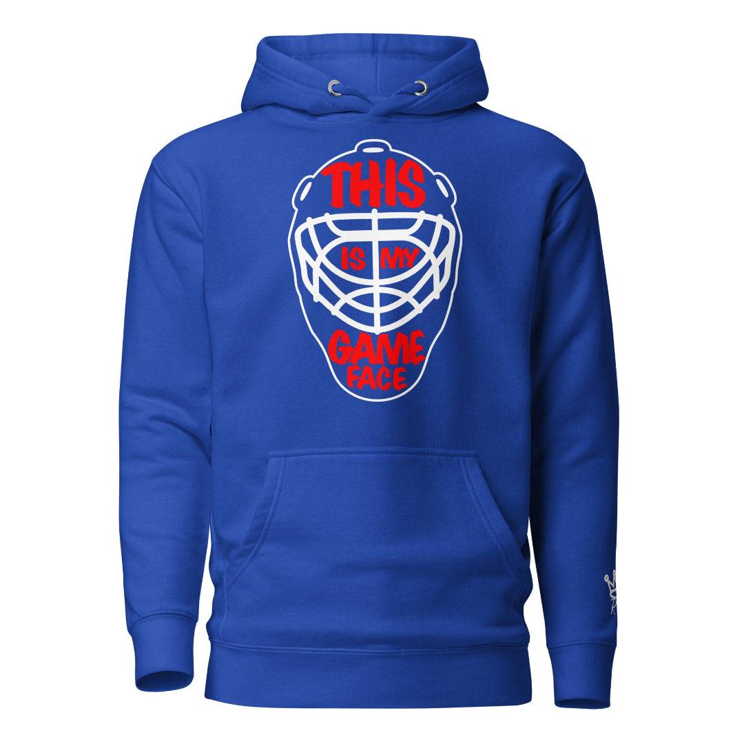 The City Collection NY Hockey Game Face Unisex Hoodie - Rebel P Customs