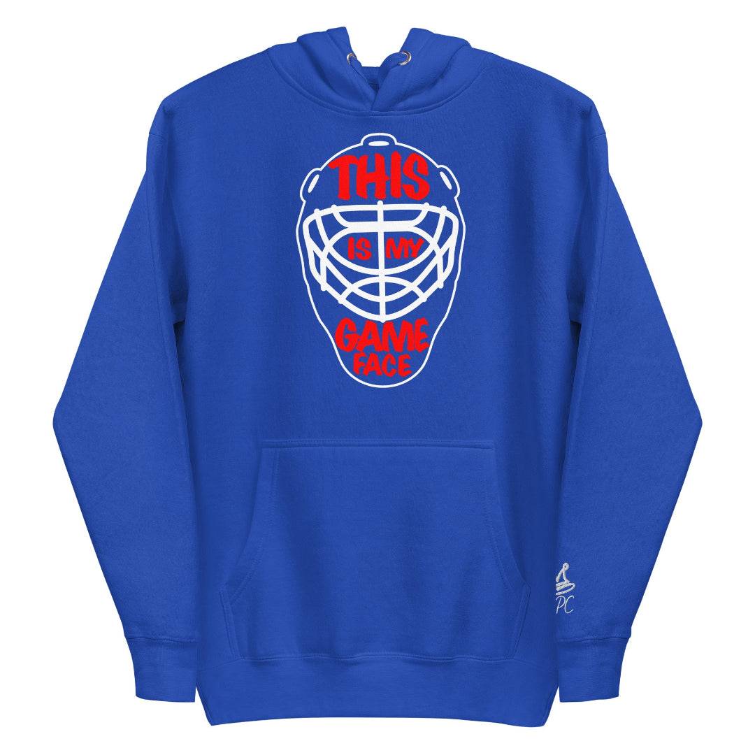 The City Collection NY Hockey Game Face Unisex Hoodie - Rebel P Customs