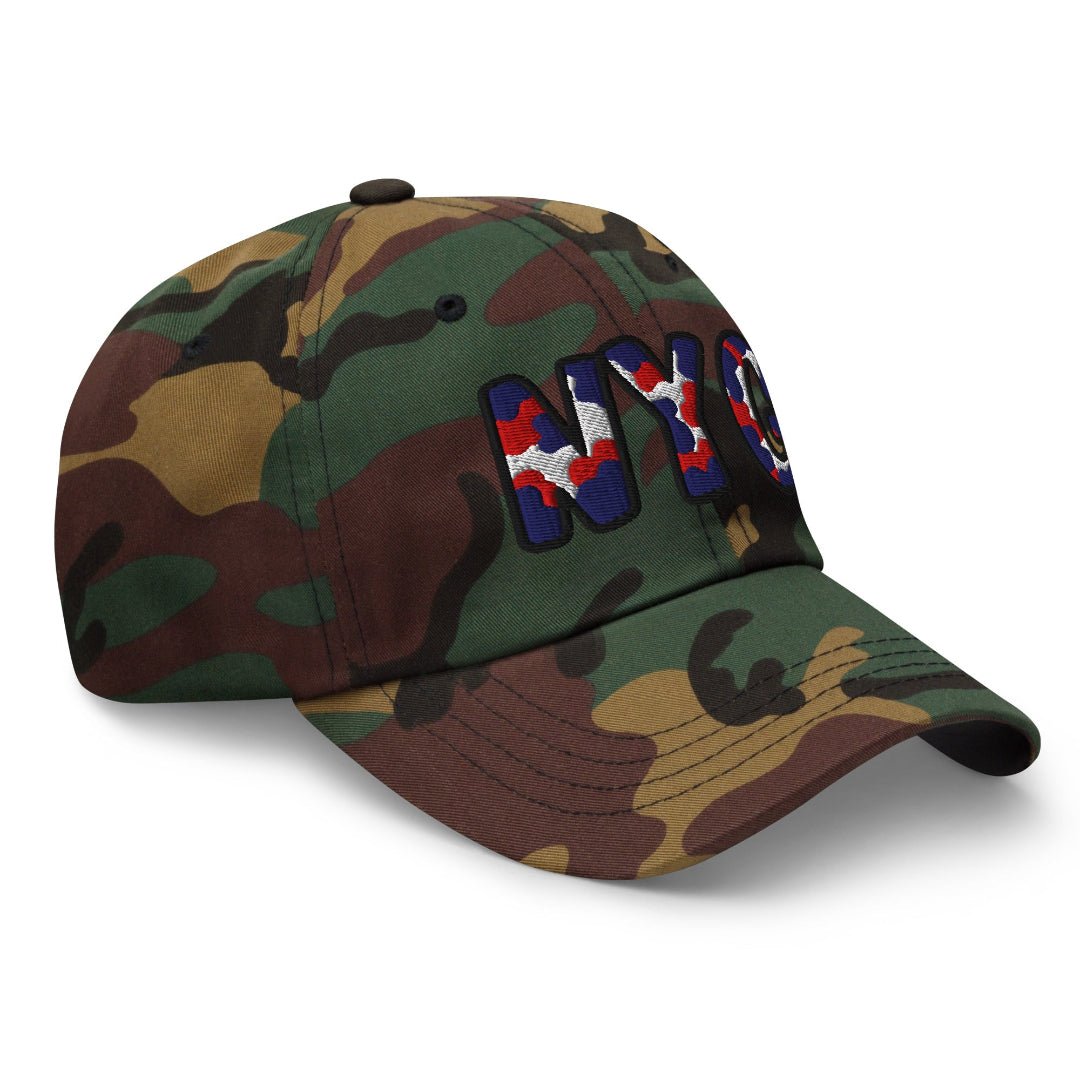 The City Collection NYG Football Camo Patched Hat - Rebel P Customs