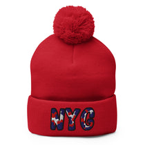 The City Collection NYG Football Patched Beanie - Rebel P Customs