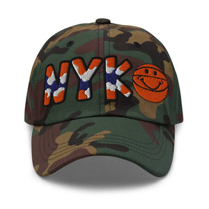 The City Collection NYK Basketball Camo Patched Hat - Rebel P Customs
