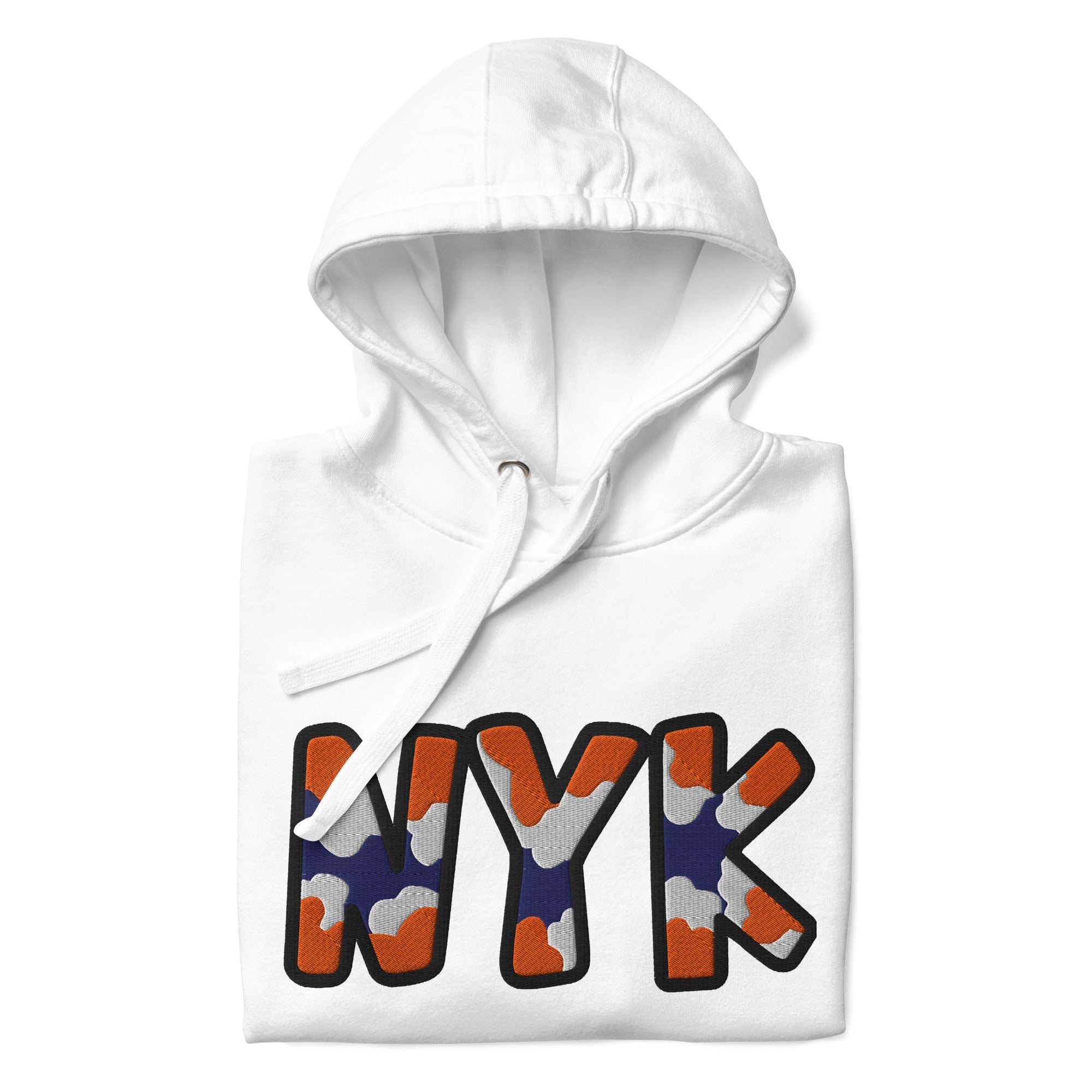 The City Collection NYK Basketball Patched Unisex Hoodie - Rebel P Customs