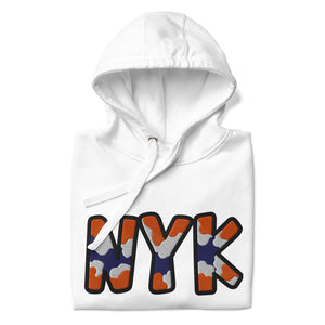 The City Collection NYK Basketball Patched Unisex Hoodie - Rebel P Customs