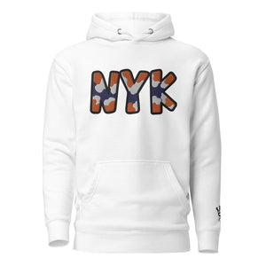 The City Collection NYK Basketball Patched Unisex Hoodie - Rebel P Customs
