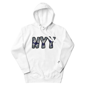 The City Collection NYY Baseball Patched Unisex Hoodie - Rebel P Customs