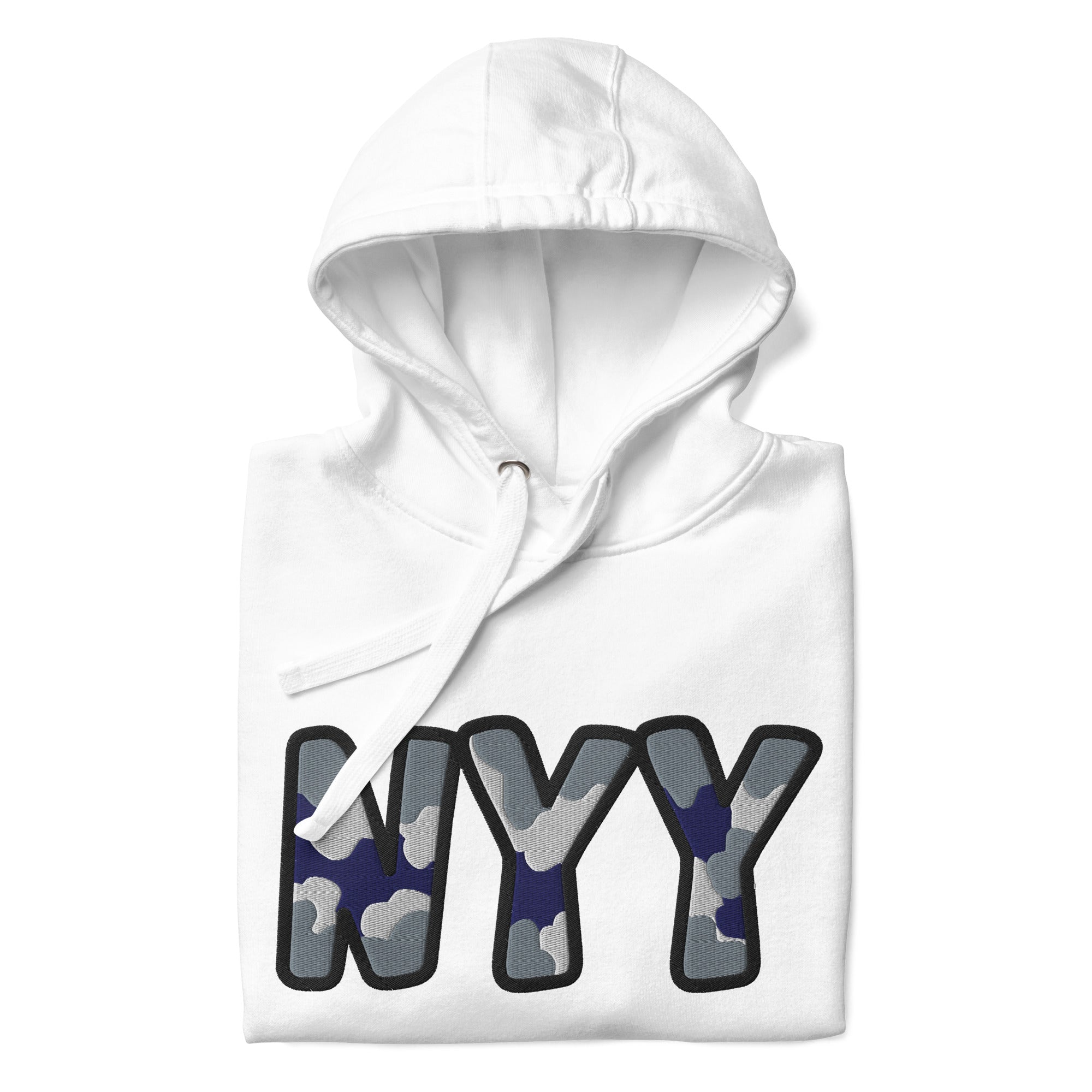 The City Collection NYY Baseball Patched Unisex Hoodie - Rebel P Customs