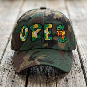 The City Collection ORE Duck Camo Patched Hat - Rebel P Customs