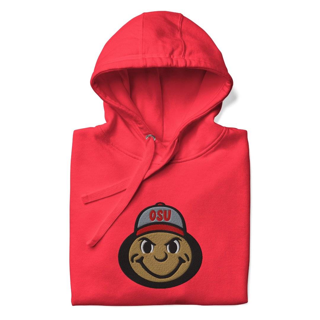 The City Collection OSU Buckeye Patched Unisex Hoodie - Rebel P Customs