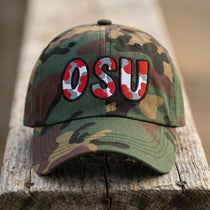 The City Collection OSU Camo Patched Hat - Rebel P Customs