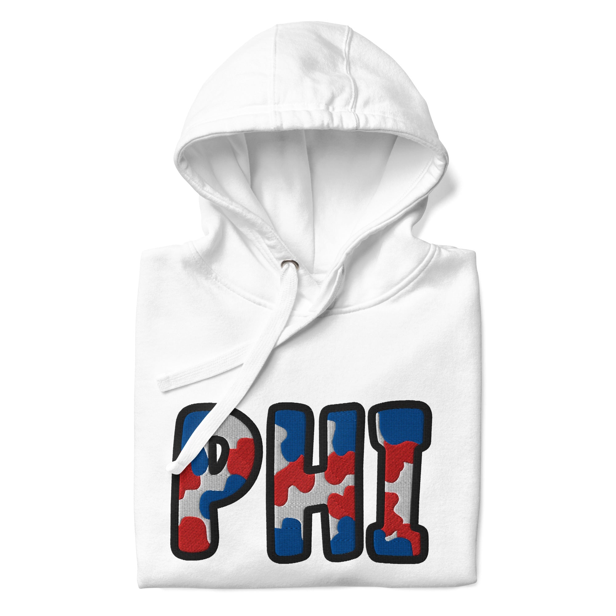 The City Collection PHI Basketball Patched Unisex Hoodie - Rebel P Customs