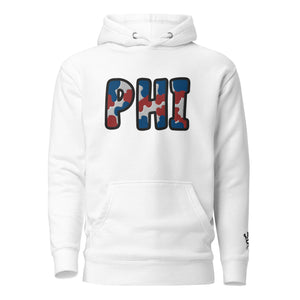 The City Collection PHI Basketball Patched Unisex Hoodie - Rebel P Customs