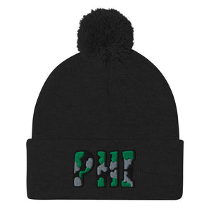 The City Collection PHI Football Patched Beanie - Rebel P Customs
