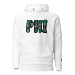 The City Collection PHI Football Patched Unisex Hoodie - Rebel P Customs