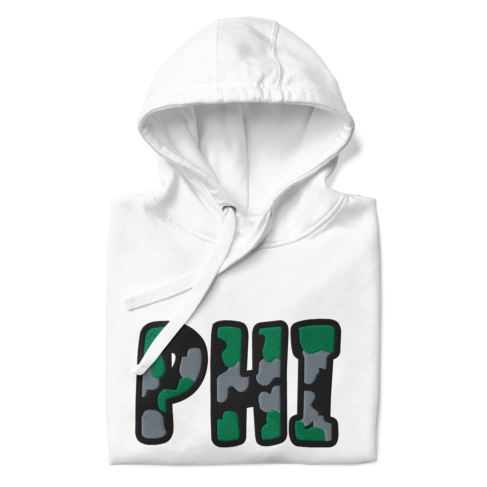 The City Collection PHI Football Patched Unisex Hoodie - Rebel P Customs