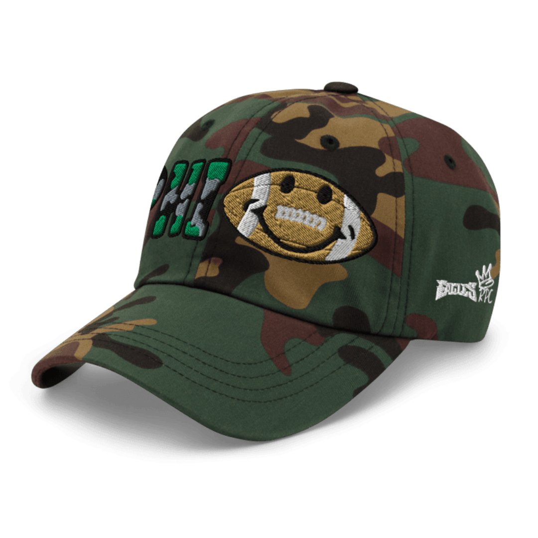 The City Collection Philadelphia Football Camo Patched Hat - Rebel P Customs