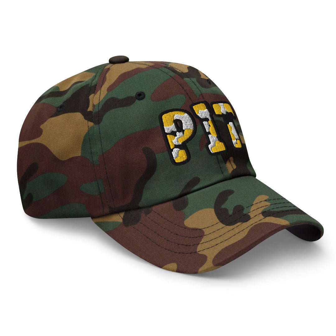 The City Collection PIT Football Camo Patched Hat - Rebel P Customs