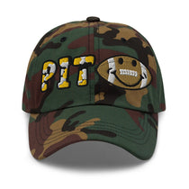 The City Collection Pittsburgh Football Camo Patched Hat - Rebel P Customs
