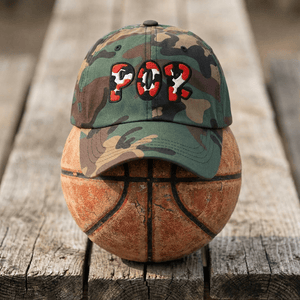 The City Collection POR Basketball Camo Patched Hat - Rebel P Customs