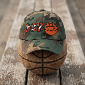 The City Collection POR Basketball Camo Patched Hat - Rebel P Customs
