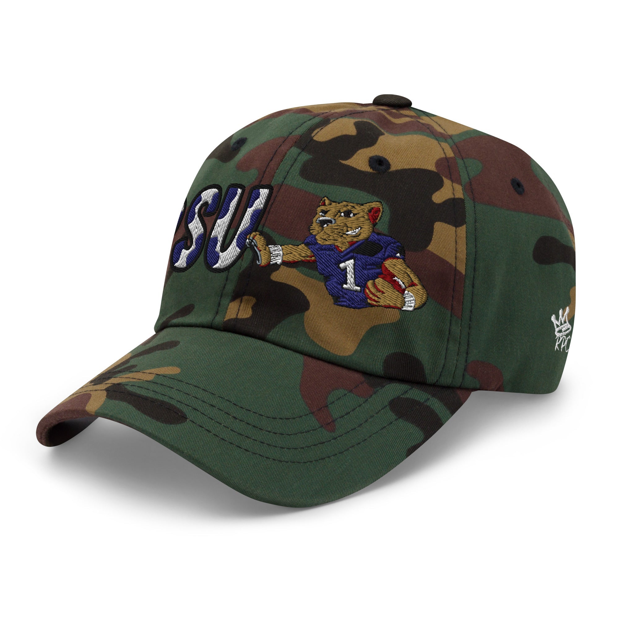 The City Collection PSU Logo Camo Patched Hat - Rebel P Customs